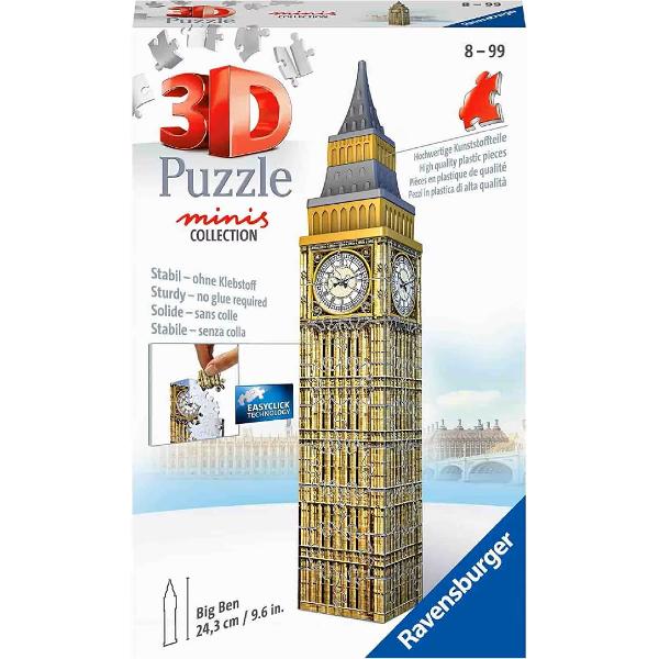 Puzzle 3D. Mini Big Ben