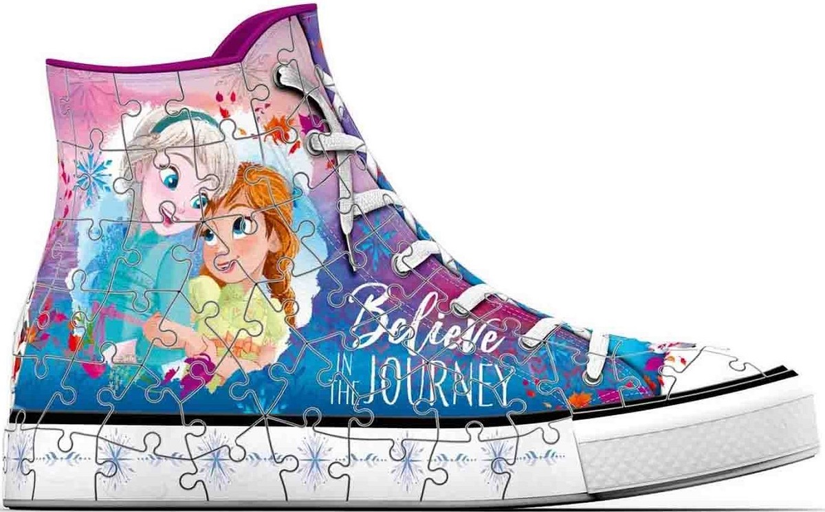 Puzzle 3D. Suport pixuri sneaker Frozen