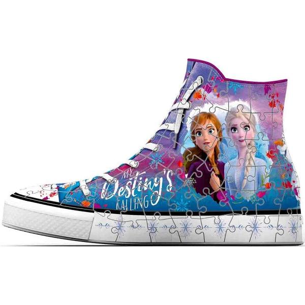 Puzzle 3D. Suport pixuri sneaker Frozen