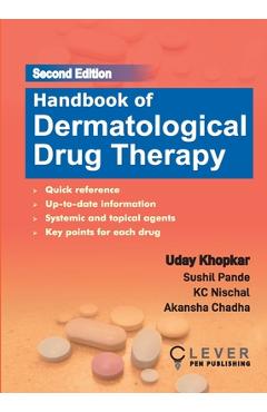 Coperta cărții 'Handbook of Dermatological Drug Therapy - Uday Khopkar'