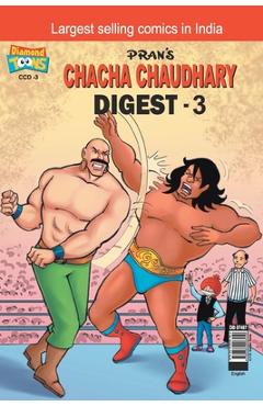Coperta cărții 'Chacha Chaudhary Digest-3 - Pran's'