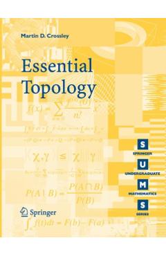 Coperta cărții 'Essential Topology - Martin D. Crossley'