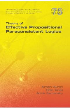 Coperta cărții 'Theory of Effective Propositional Paraconsistent Logics - Arnon Avron'