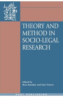 Coperta cărții 'Theory and Method in Socio-Legal Research - Reza Banakar'