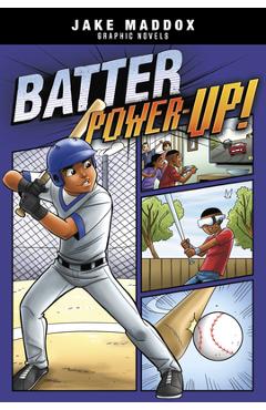 Coperta cărții 'Batter Power-Up! - Jake Maddox'