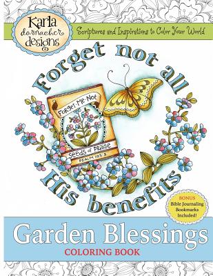 Coperta cărții 'Garden Blessings: Scriptures and Inspirations to Color Your World - Karla Dornacher'