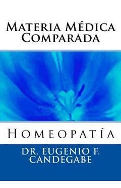 Coperta cărții 'Materia Médica Comparada - Eugenio F. Candegabe'