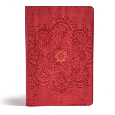 CSB Essential Teen Study Bible, Red Flower Cork Leathertouch - B&h Kids Editorial