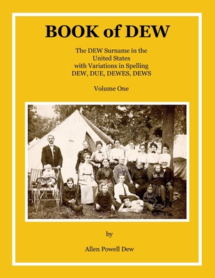 Coperta cărții 'BOOK of DEW Volume One - Allen P. Dew'