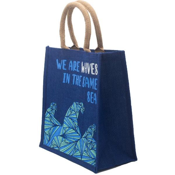 Sacosa iuta: We Are Waves. Albastru