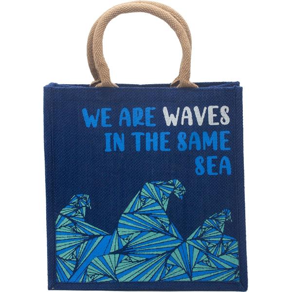 Sacosa iuta: We Are Waves. Albastru