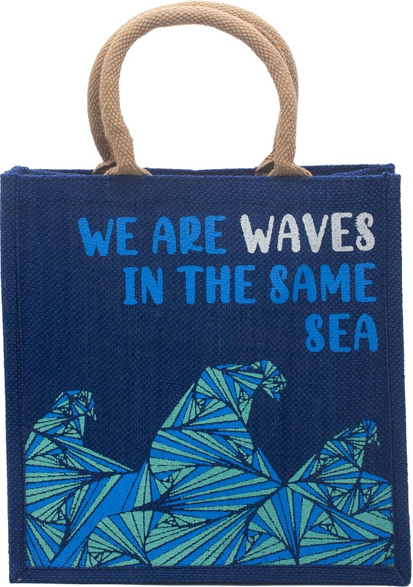 Sacosa iuta: We Are Waves. Albastru