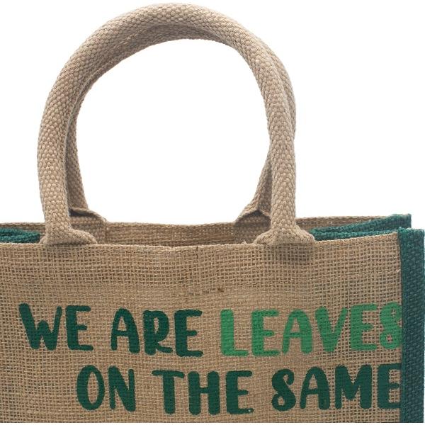 Sacosa iuta: We Are Leaves. Verde