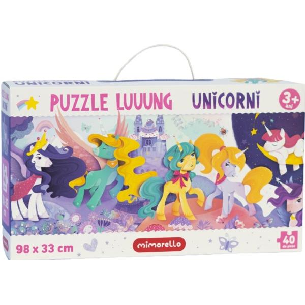 Puzzle luuung. Unicorni