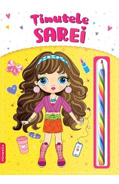 Poza produsului Tinutele Sarei. Carte de colorat