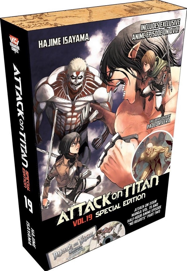 Attack On Titan Vol.19 Special Edition + DVD - Hajime Isayama