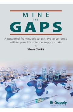 Coperta cărții 'Mine The Gaps: A powerful framework to achieve excellence within your life science supply chain - Steve Clarke'