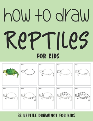 Coperta cărții 'How to Draw Reptiles for Kids - Sonia Rai'