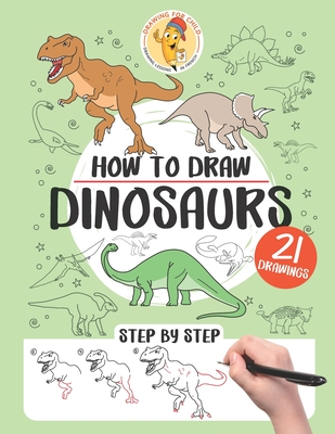 How to draw dinosaurs: 21 step-by-step drawings - Gaelle Pecoraro
