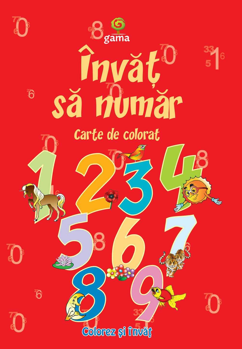 Invat Sa Numar - Carte De Colorat