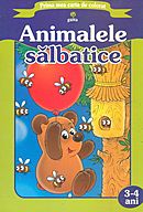 Animale Salbatice  - Carte De Colorat