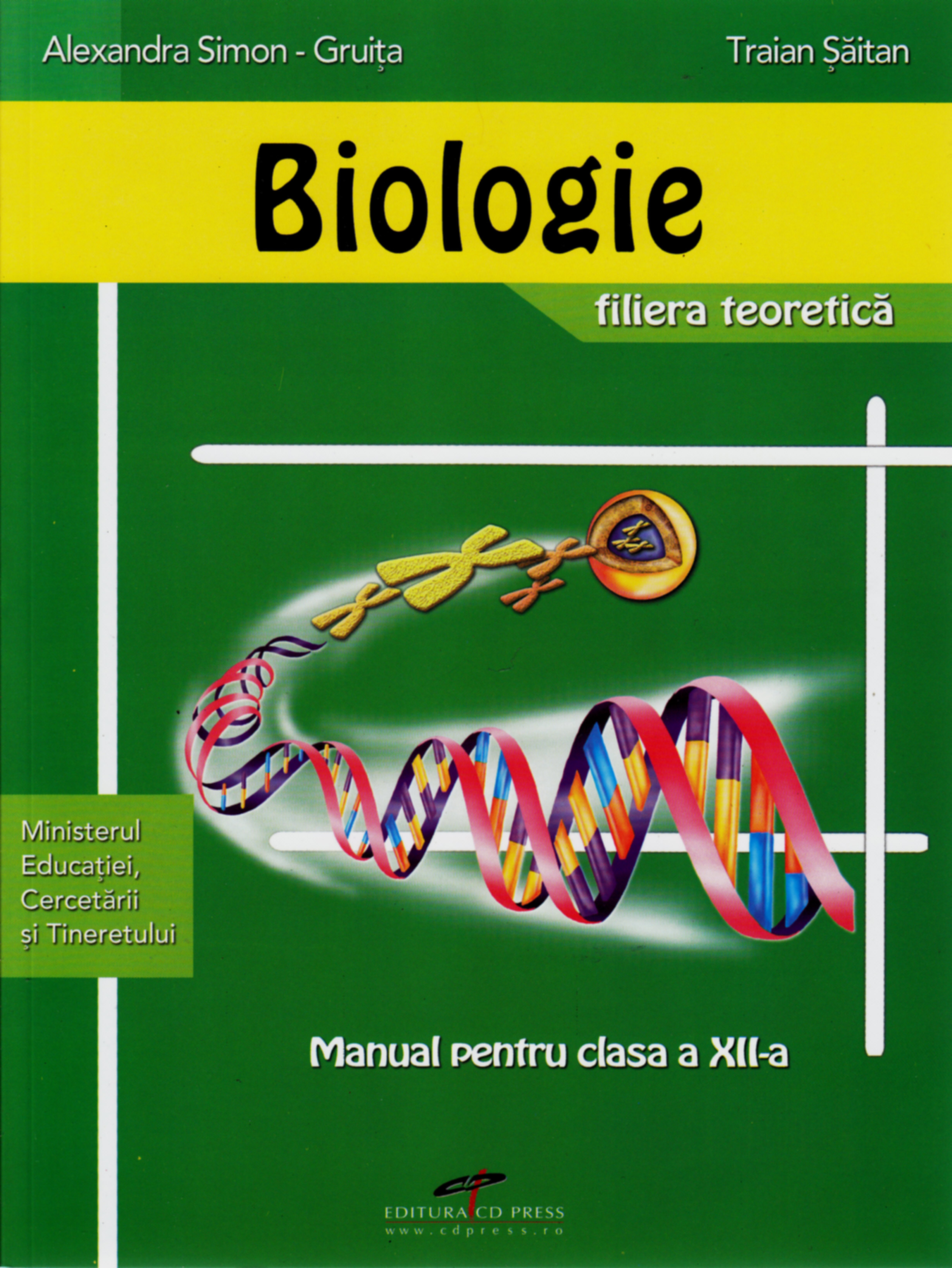 Biologie Cls 12 - Alexandra Simon-Gruita, Traian Saitan