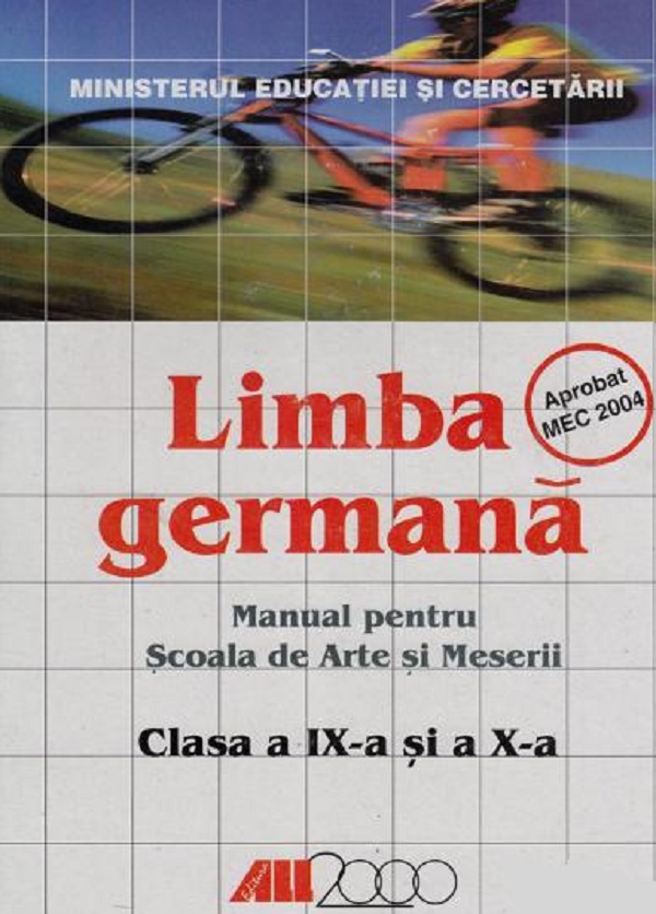Germana - Clasele 9 si 10 - Manual - Scoala De Arte Si Meserii