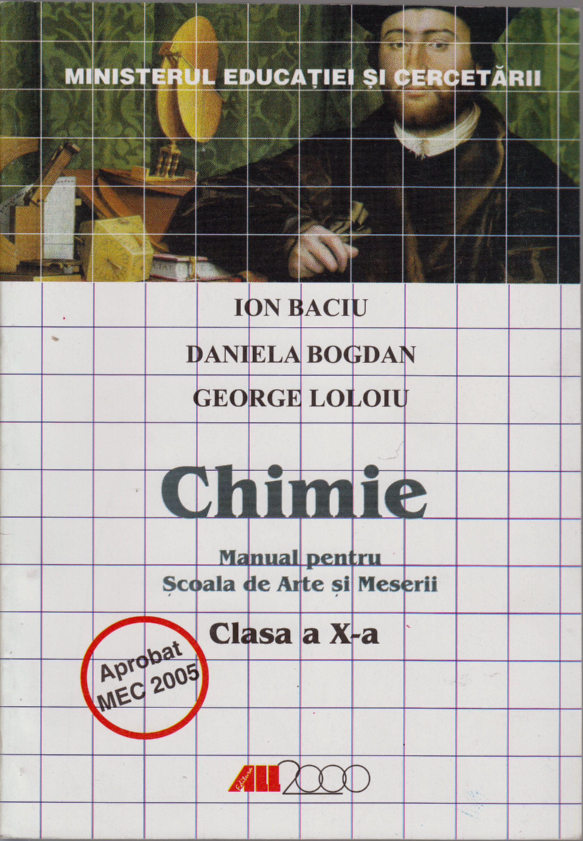 Chimie Cls 10 - Ion Baciu, Daniela Bogdan, George Loloiu - Arte Si Meserii