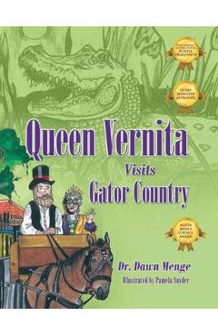 Coperta cărții 'Queen Vernita Visits Gator Country - Dr Dawn Menge'