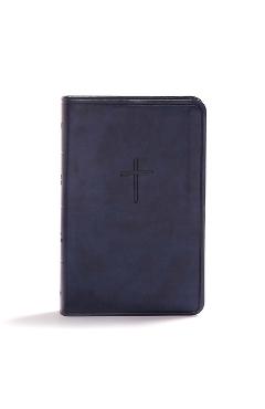 CSB Compact Bible, Navy Leathertouch, Value Edition