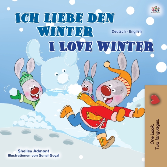 I Love Winter (German English Bilingual Book for Kids) - Shelley Admont
