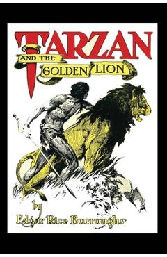 Coperta cărții 'Tarzan and the Golden Lion - Edgar Rice Burroughs'