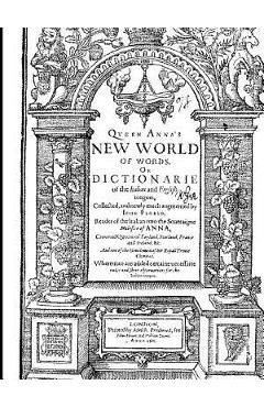 Coperta cărții 'Florio's Italian English Dictionary of 1611 - John Florio'