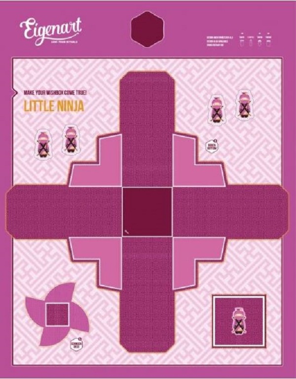 Cutie decorativa: Wishbox. Little Ninja