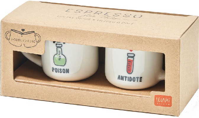 Set 2 cani Espresso: Poison and Antidote