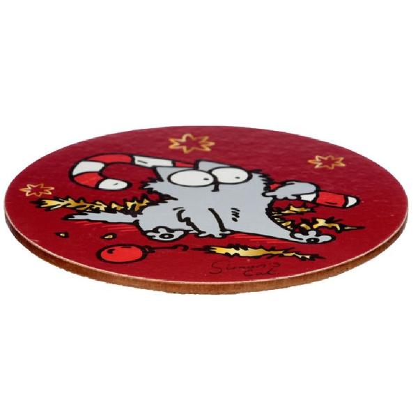 Cana + coaster: Simon's Cat. Christmas