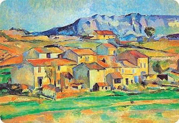 Suport pentru masa: Paul Cezanne. Sainte Victoire