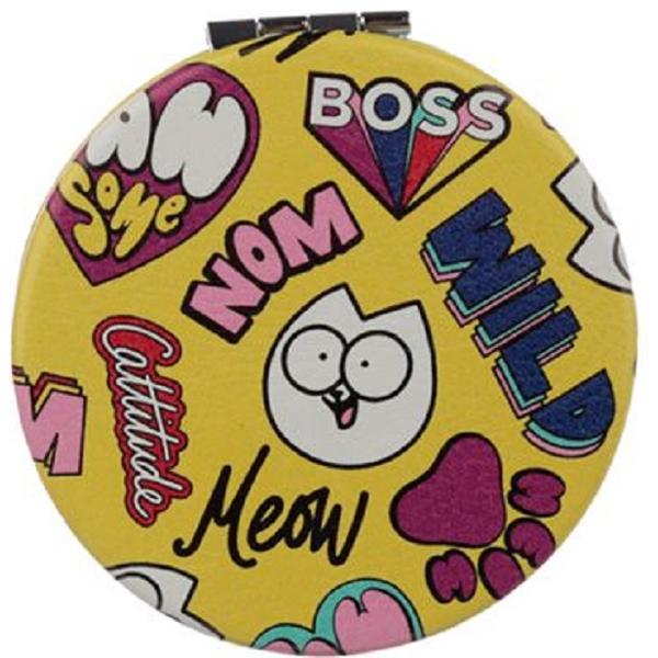 Oglinda compacta Simon's Cat: Galben