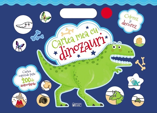 Cartea mea cu dinozauri. Colorez si decorez - Susana Hoslet