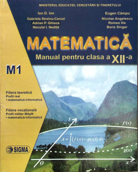 Matematica Cls 12 M1 - Ion D. Ion, Eugen Campu