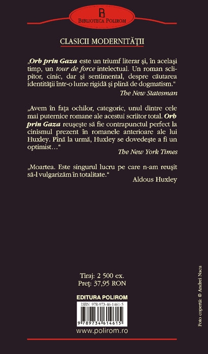 Orb prin Gaza - Aldous Huxley