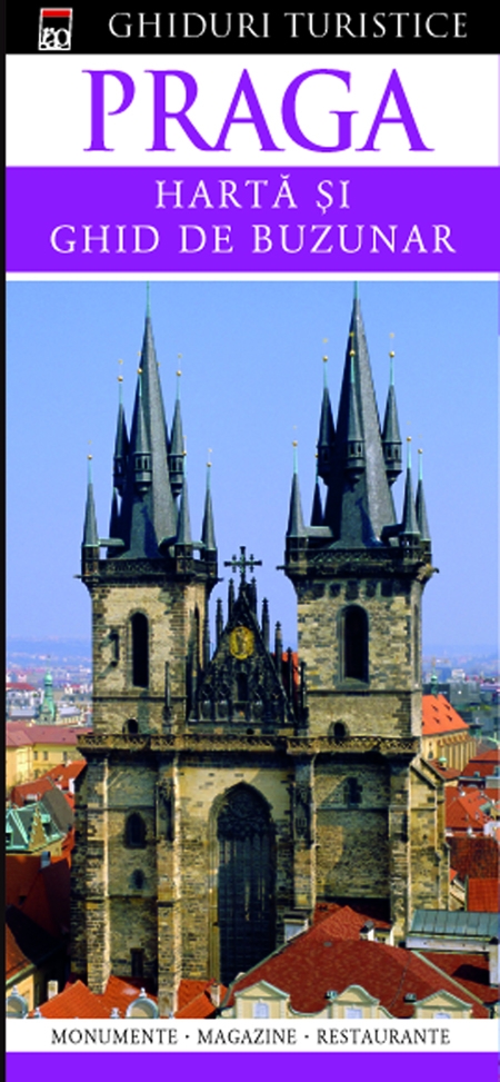 Praga - Harta si ghid de buzunar