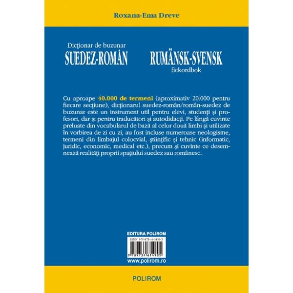 Dictionar de buzunar suedez-roman, roman-suedez