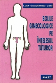 Coperta cărții 'Bolile ginecologice pe intelesul tuturor - N. Crisan, C. Constantinescu, Olaru'