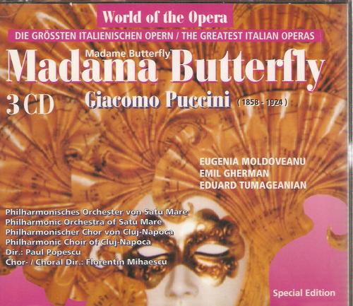 3CD Giacomo Puccini - Madama Butterfly - Eugenia Moldoveanu, Emil Gherman, Eduard Tumageanian