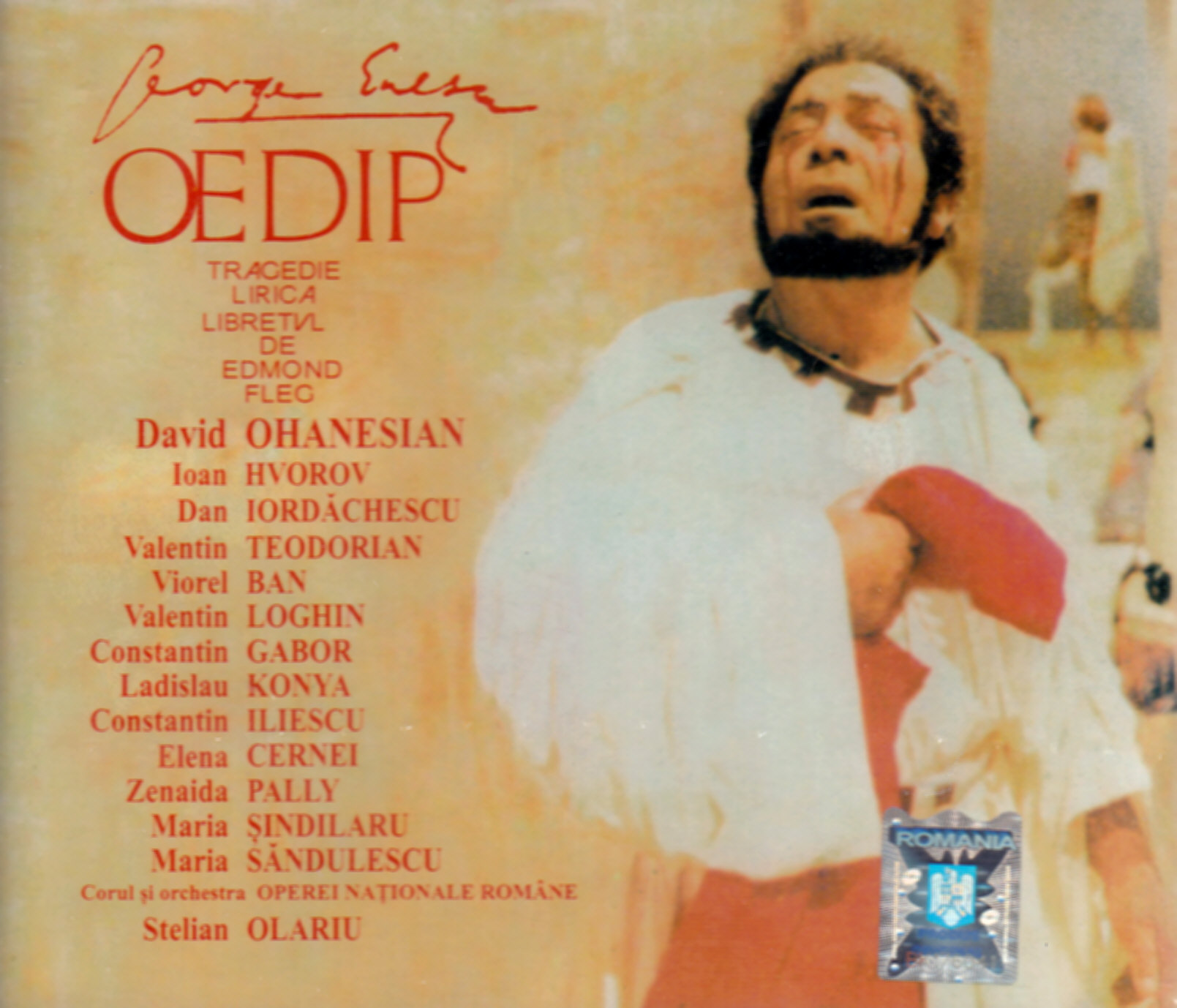 3CD George Enescu - Oedip - David Ohanesian, Ioan Hvorov, Dan Iordachescu
