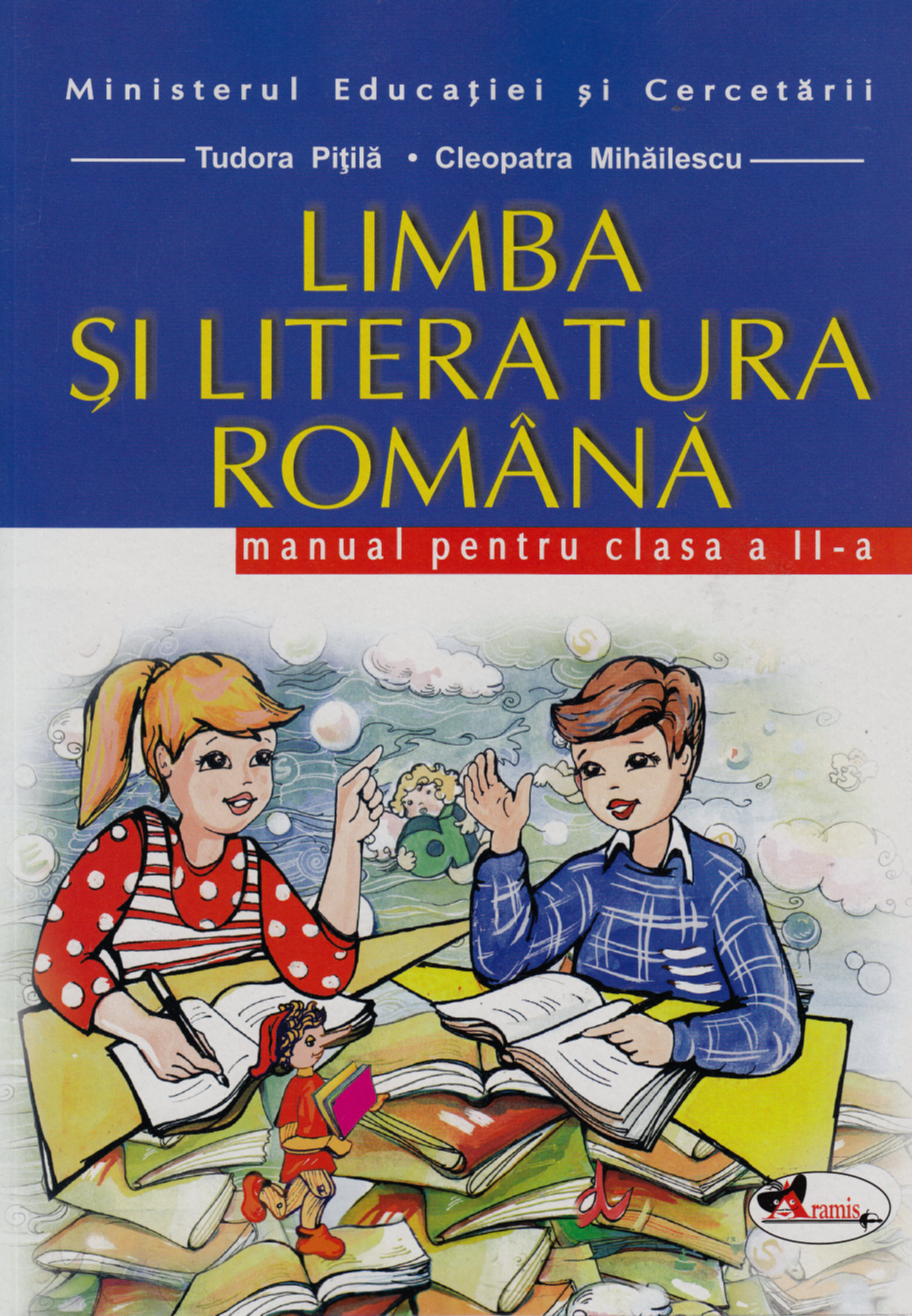 Coperta cărții 'Manual romana clasa 2 - Tudora Pitila, Cleopatra Mihailescu'