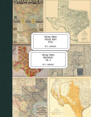 Vintage Prints: Vintage Maps: Texas - E. Lawrence