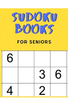Poza produsului Sudoku Books For Seniors: For Seniors with Dementia - 50 Puzzles - Paperback - Made In USA - Size 8.5x11 - The Rompecabezas Union Publishing