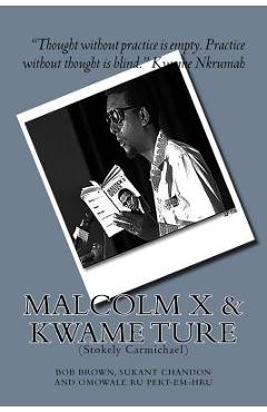 Coperta cărții 'Malcolm X and Kwame Ture: (Stokely Carmichael) - Sukant Chandon'